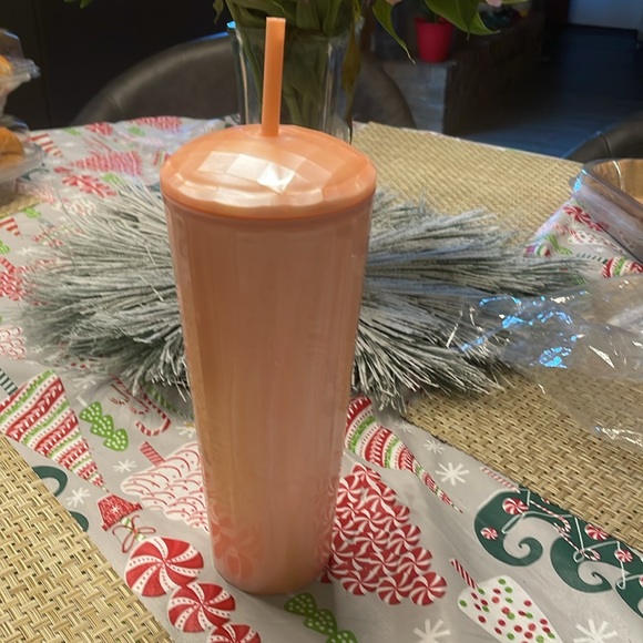 STARBUCKS PINK MARBLE DOME Tumbler - Picture 2 of 2